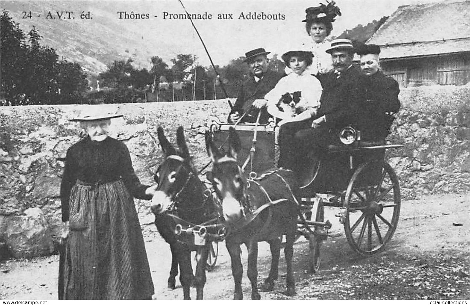 Thones  Expo 1979 et Annecy.  74    10 Cartes de reproduction Diligences et Attelages des années 1898-1930  (voir scan)