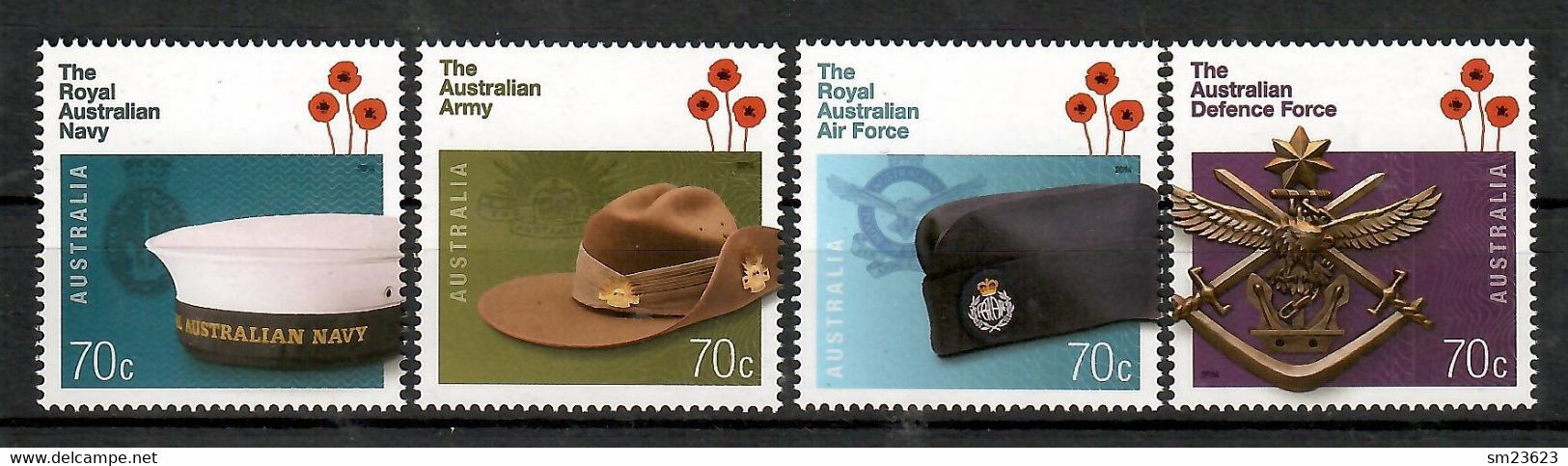 Australien 2014 Mi.Nr. 4212 / 4215 , A Century Of Service - The Australian Defence Force - Postfrisch / MNH / (**) - Mint Stamps