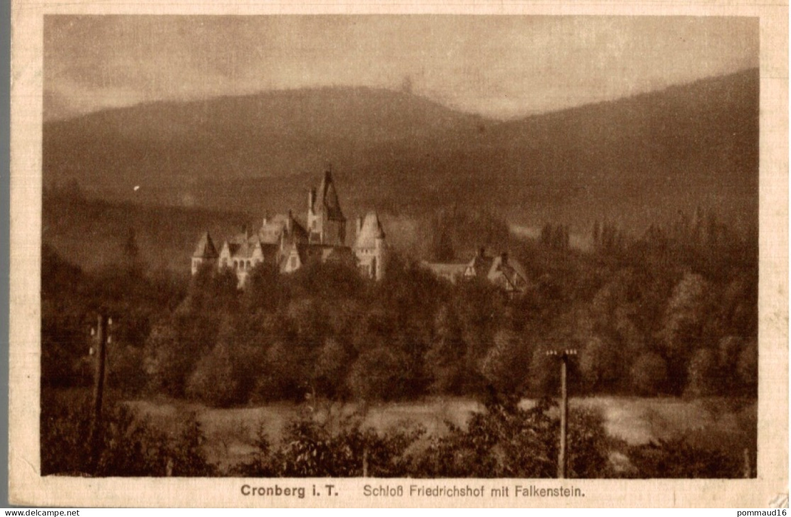 CPA Cronberg I. T. Schloss Friedrichshot Mit Falkenstein - Kronberg