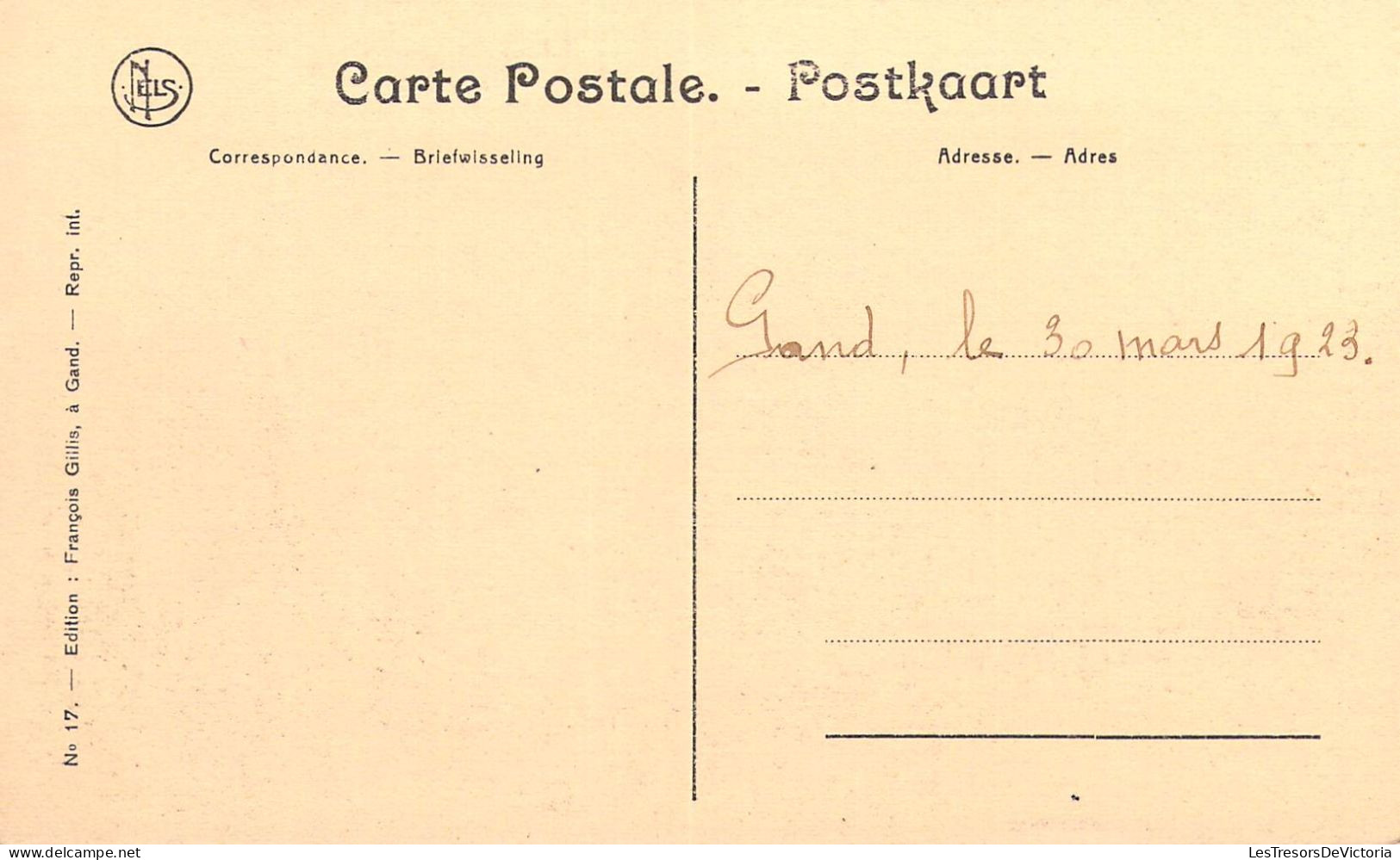 BELGIQUE - GAND - Château Des Comtes De Flandre - Carte Postale Ancienne - Gent