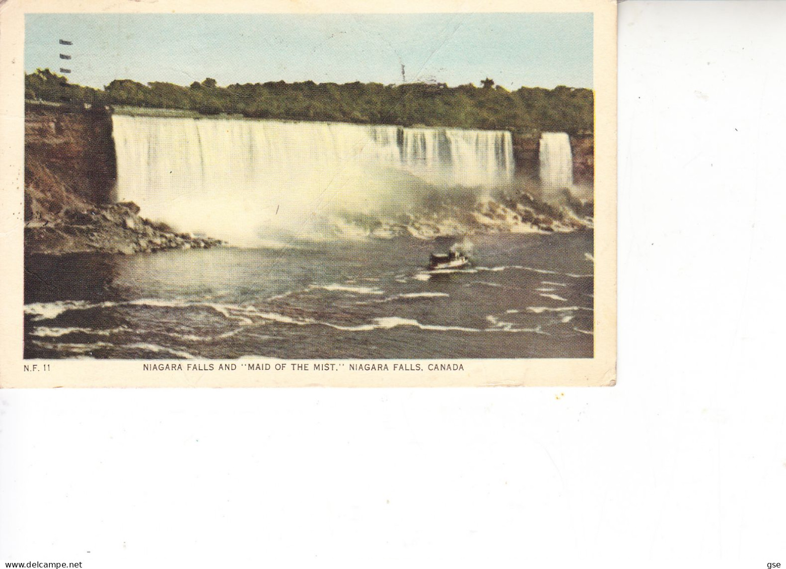 CANADA  1950 - Cartolina Da Niagara To Italy - Officiële Postkaarten