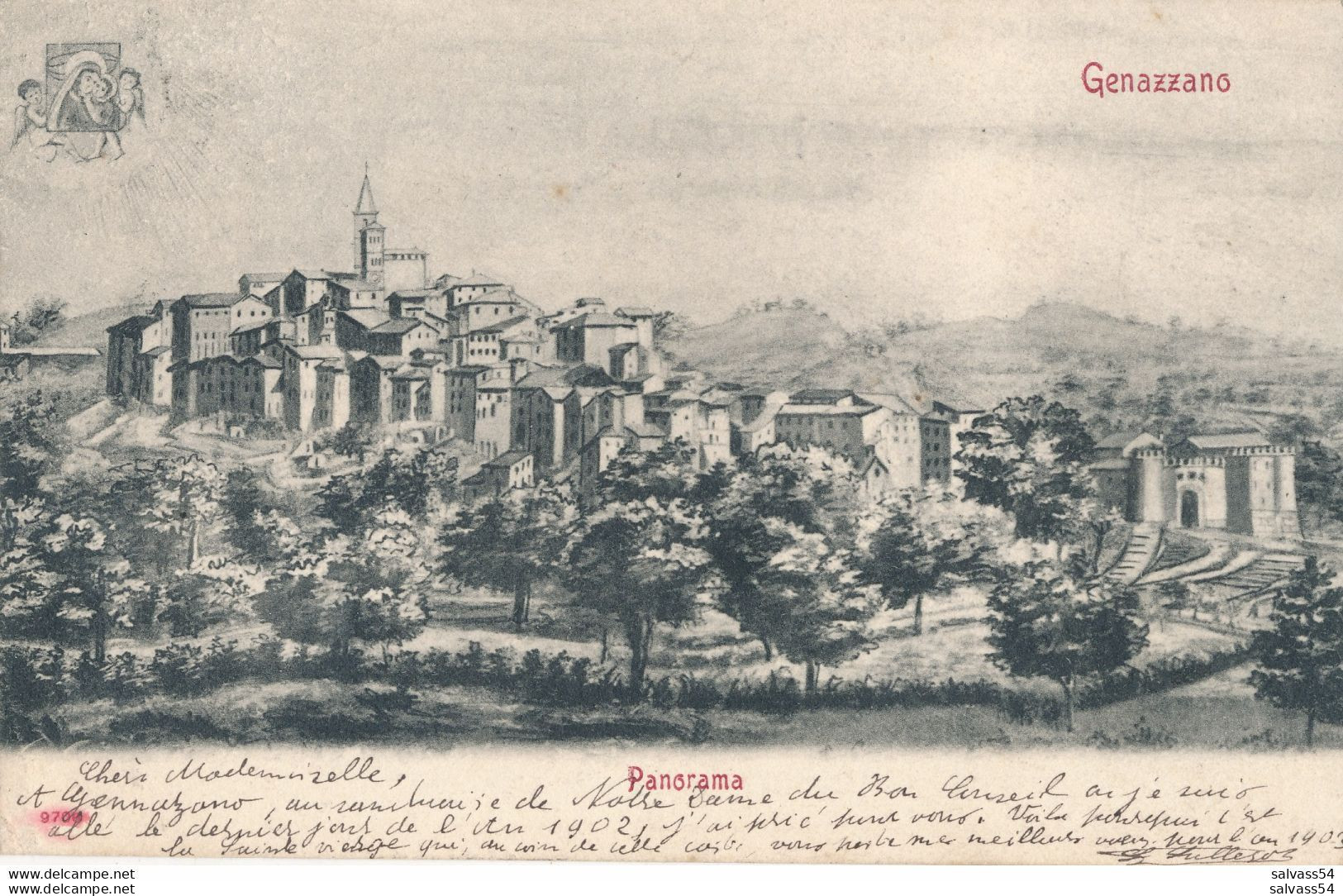 ITALIE - ITALIA - LAZIO - GENAZZANO - Panorama (1903) - Pozzuoli