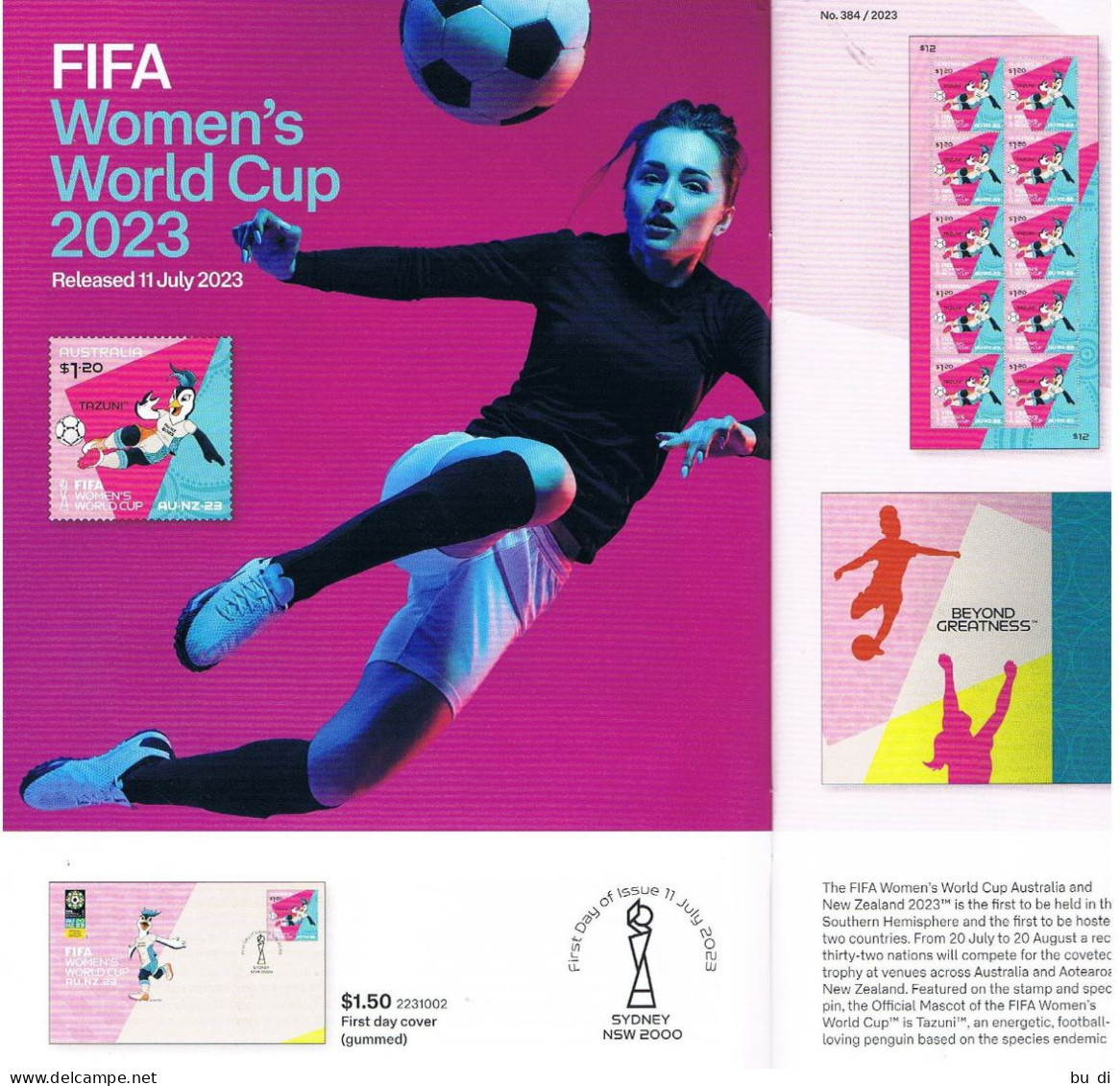 Australien - Australia - Stamps Bulletin - Sommer 2023 - Englisch, Vögel, Birds, Frauen Fussball WM - Inglés (desde 1941)