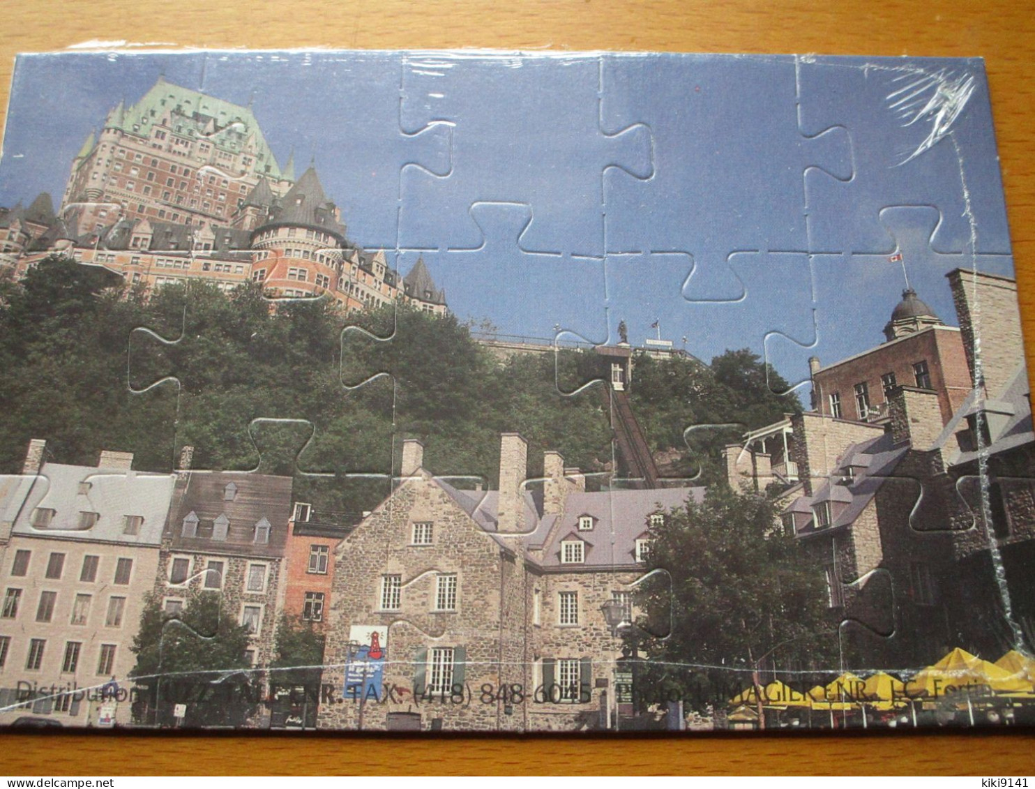 PUZZLE 15 Pièces - Québec - Château Frontenac