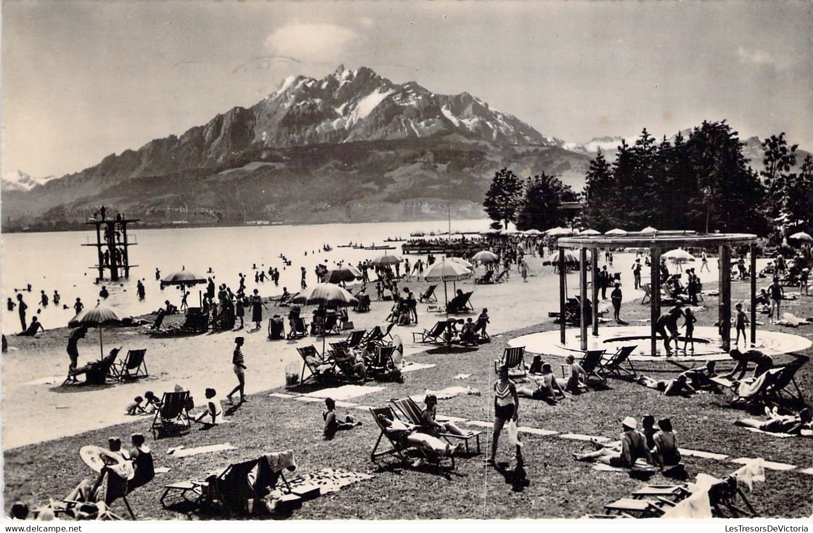 SUISSE - LUZERN - Strandbad - Carte Postale Ancienne - Lucerne