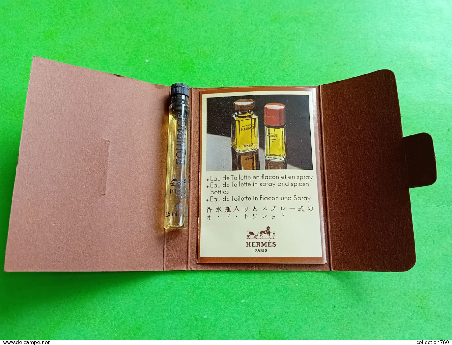 HERMES  - EQUIPAGE2 - Echantillon (collector - Ne Pas Utiliser) Date Des Années 1990 - Perfume Samples (testers)