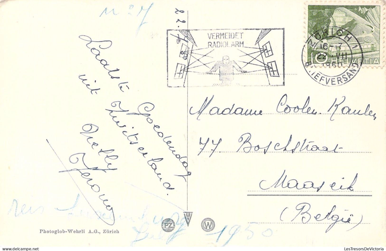 SUISSE - Zürich Und Die Alpen - Carte Postale Ancienne - Zürich