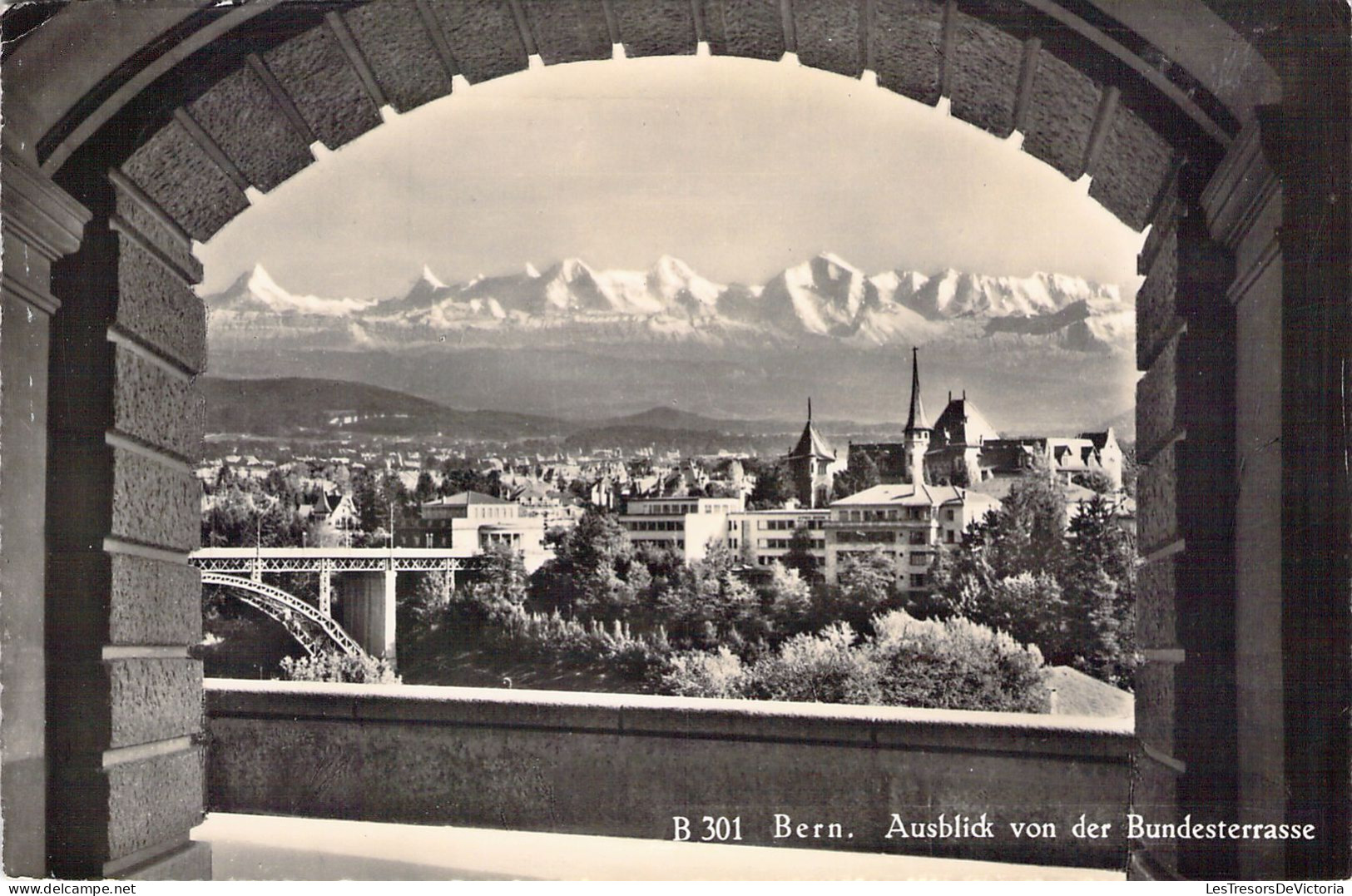 SUISSE - BERN - Ausblick Von Der Bundesterrasse - Carte Postale Ancienne - Bern