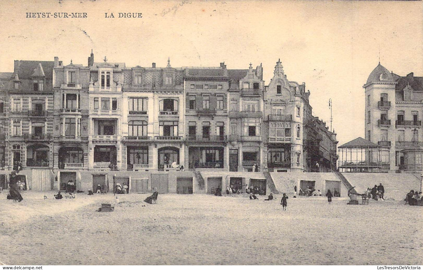 BELGIQUE - HEIST SUR MER - La Digue - Carte Postale Ancienne - Heist