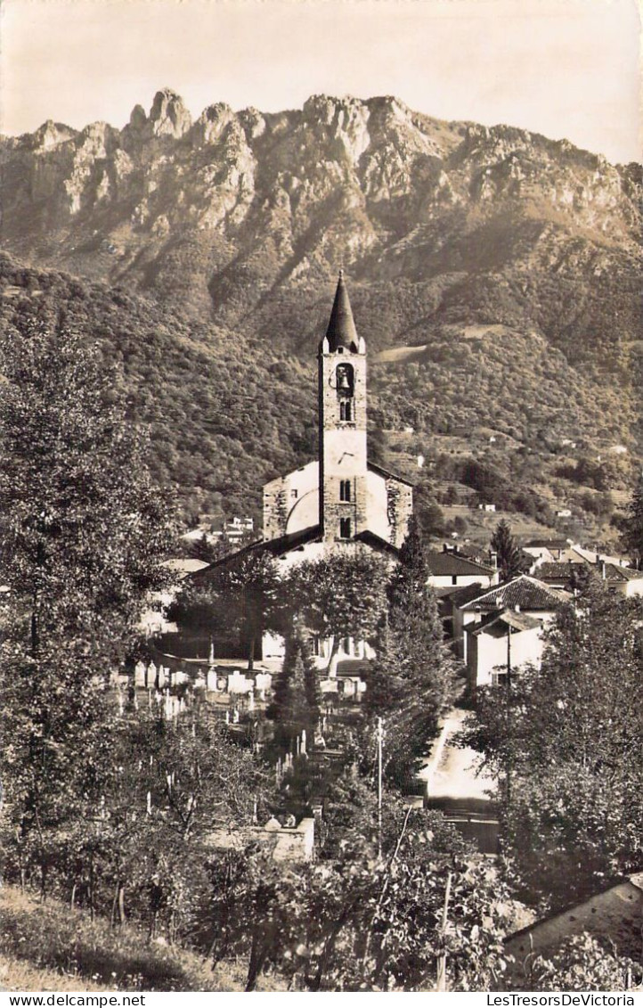 SUISSE - TESSERETE - Chiesa E Denti Della Vecchia - Carte Postale Ancienne - Tesserete 