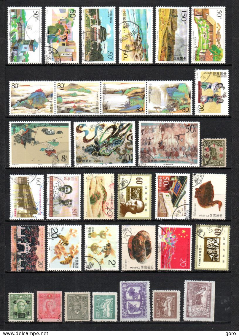 China  .-  Lote Nº   110   .-   34   Sellos - Collections, Lots & Series