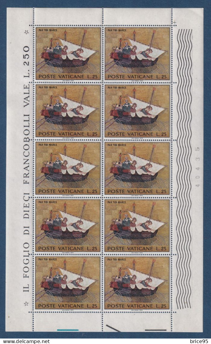 Vatican - YT N° 536 Et 541 ** - Neuf Sans Charnière - 1972 - Strafport