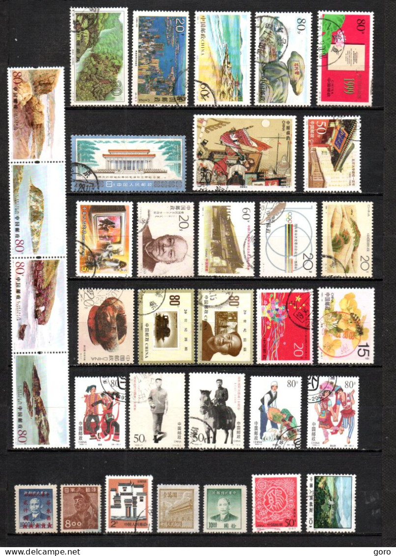 China  .-  Lote Nº   140   .-   34   Sellos - Collections, Lots & Series