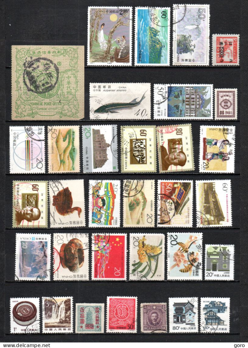 China  .-  Lote Nº   170   .-   33   Sellos - Collections, Lots & Series