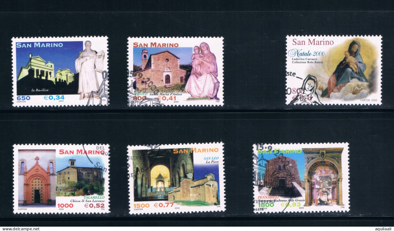 SAN MARINO 2000 - Selezione Di Valori Usati - Used Stamps