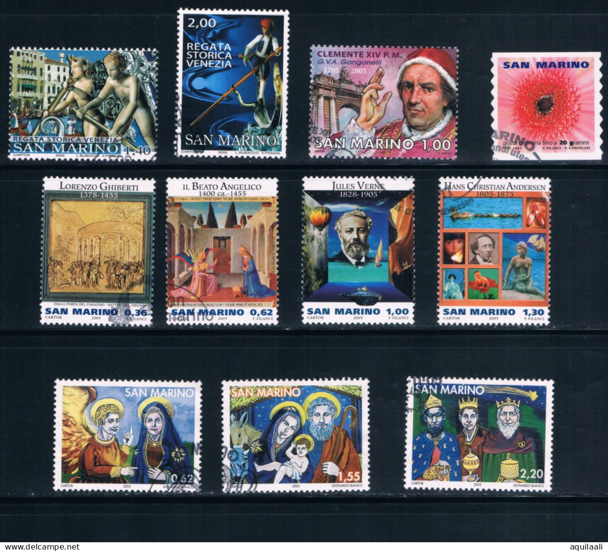 SAN MARINO 2005 - Selezione Di Valori Usati - Used Stamps