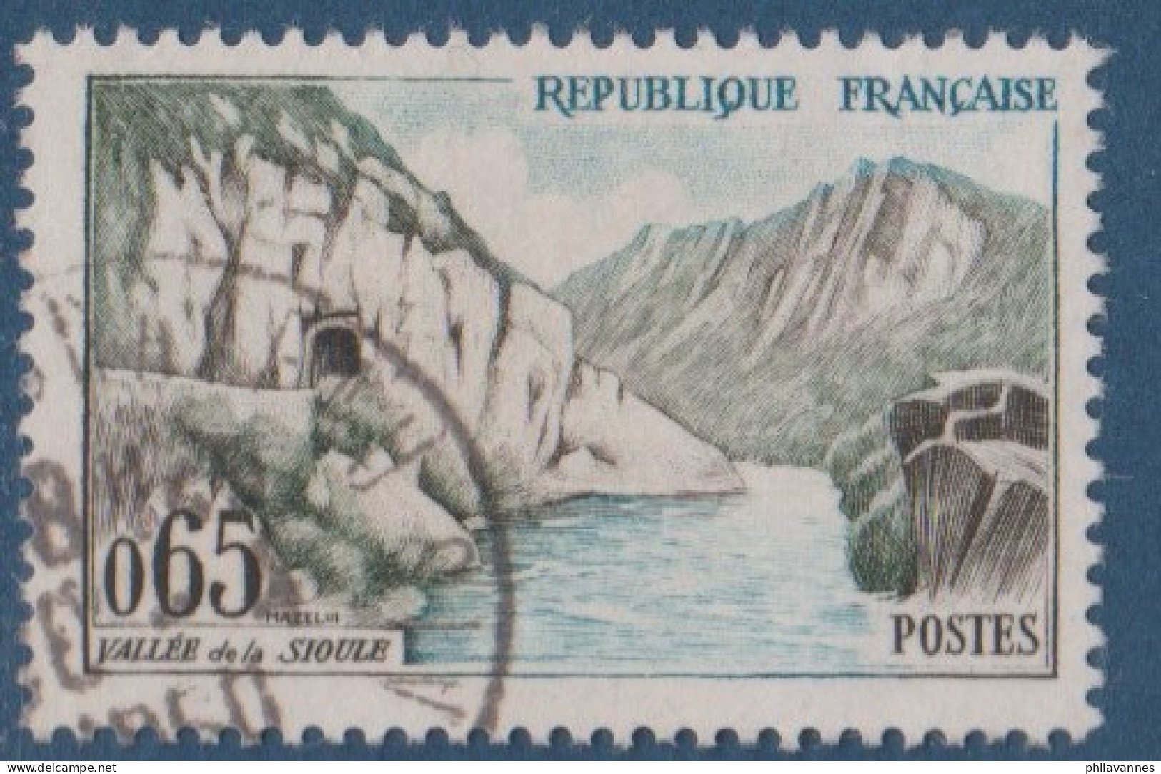 Vallée De La Sioule, N° 12392, Petite Variété,sommets Bleutés, ( V2307B/9.1) - Usados