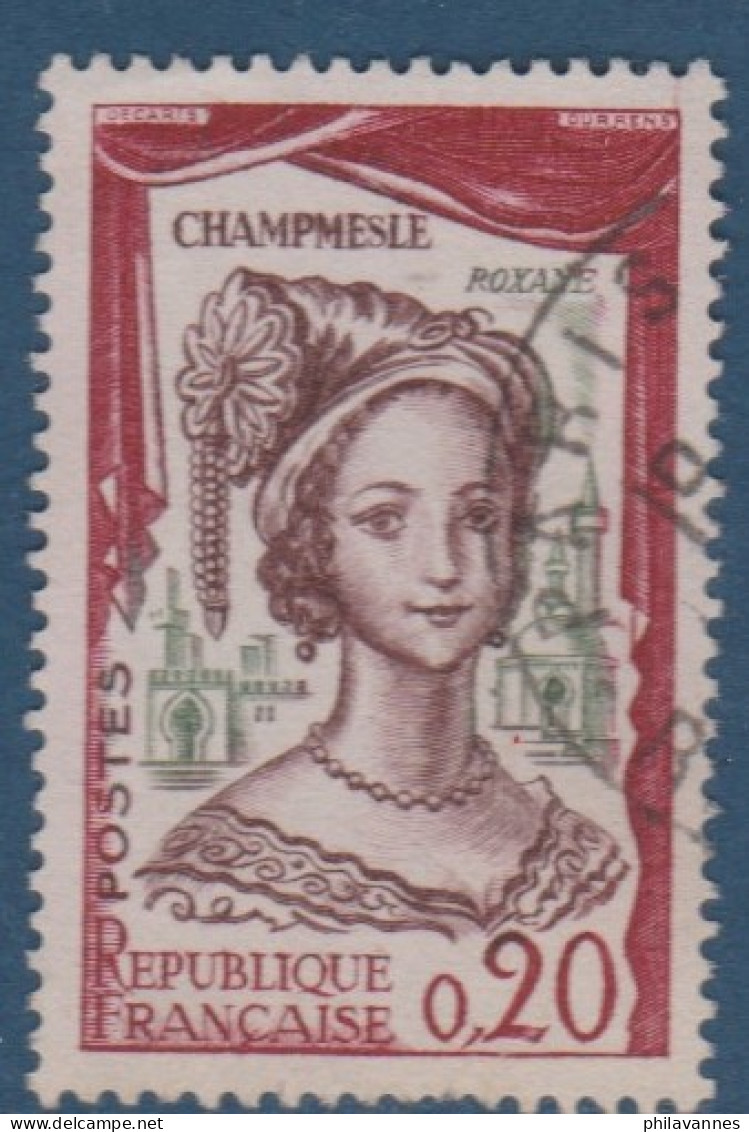 Champmesle, N° 1301, Petite Variété, Tour Rougeatre  ( V2307B/9.8) - Used Stamps