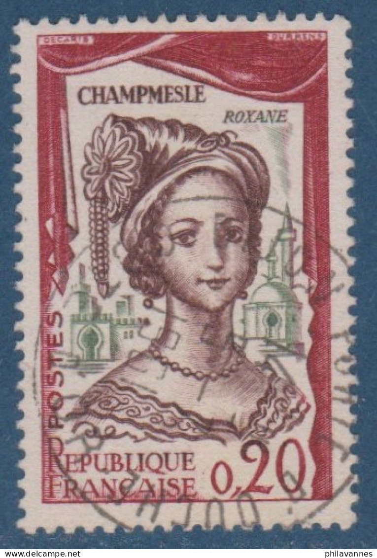 Champmesle, N° 1301, Petite Variété, Tour Rougeatre  ( V2307B/9.10) - Used Stamps