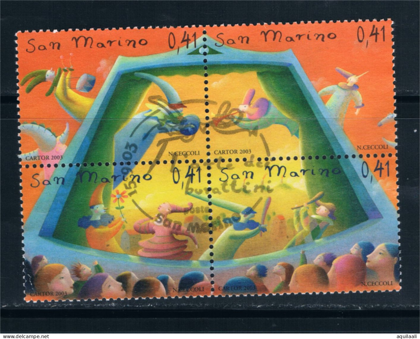 SAN MARINO 2003 - Selezione Di Valori Usati - Used Stamps