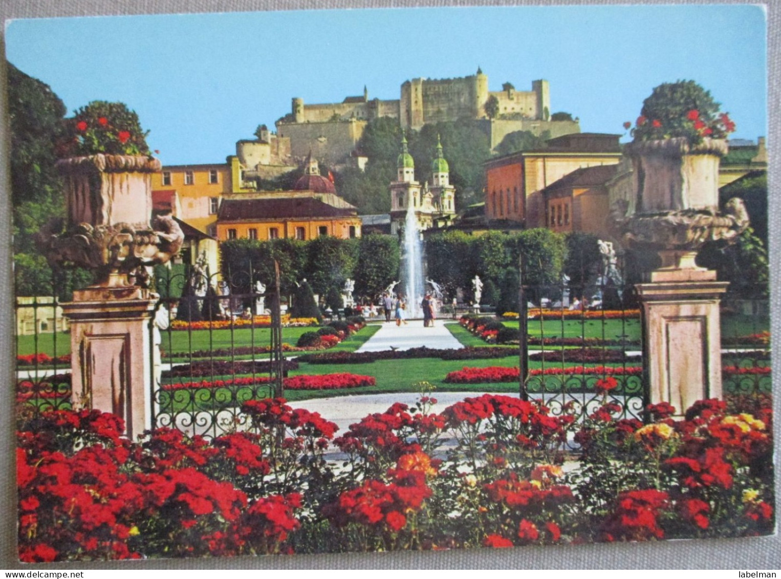 AUSTRIA SALZBURG TIROL MIRABELL GARDENS CP PC PHOTO AK POSTCARD ANSICHTSKARTE CARTE POSTALE POSTKARTE CARTOLINA CARD - Attnang-Pucheim