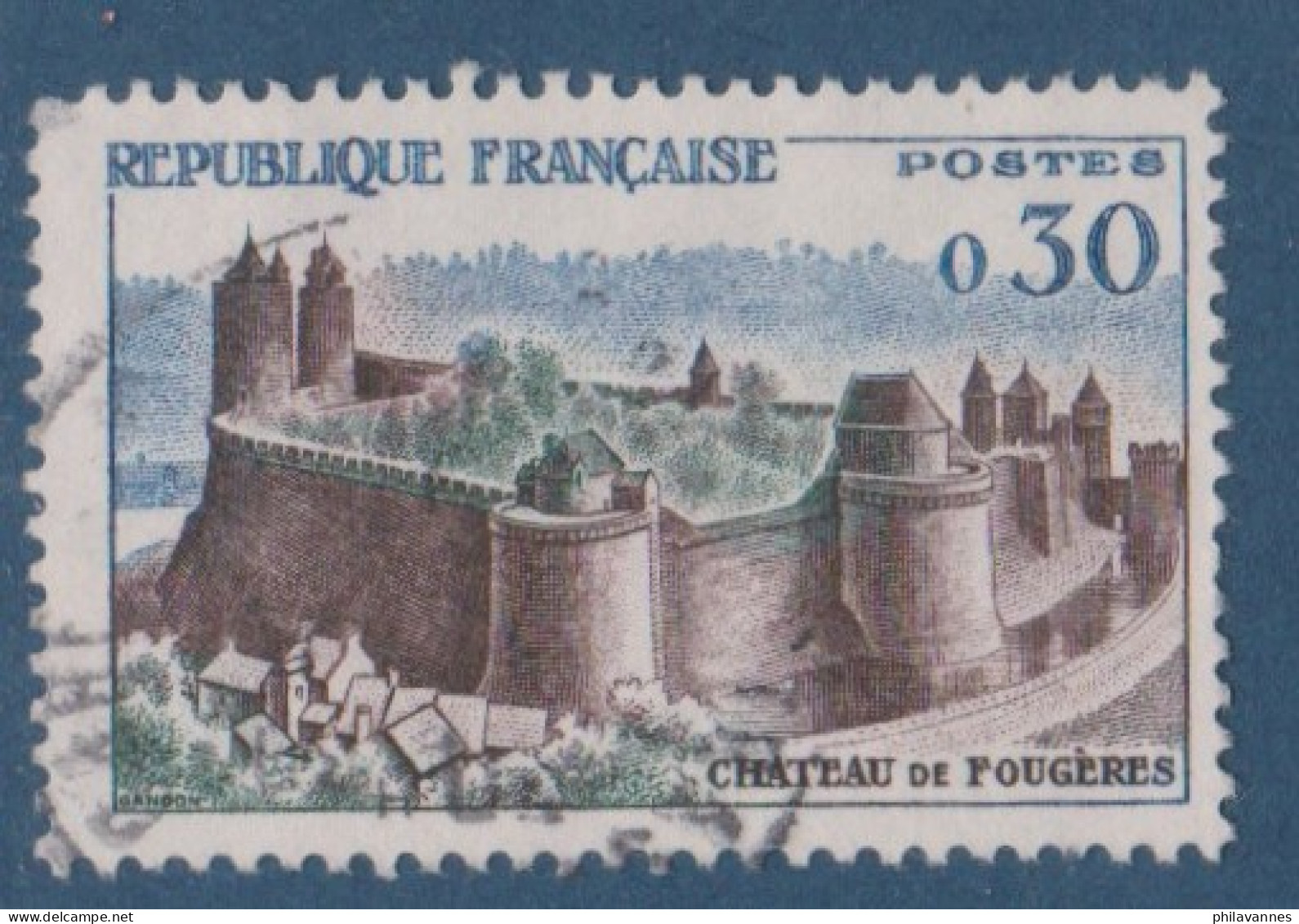 Fougères, N° 1236, Petite Variété,remparts Verdâtres, ( V2307B/8.1) - Gebruikt