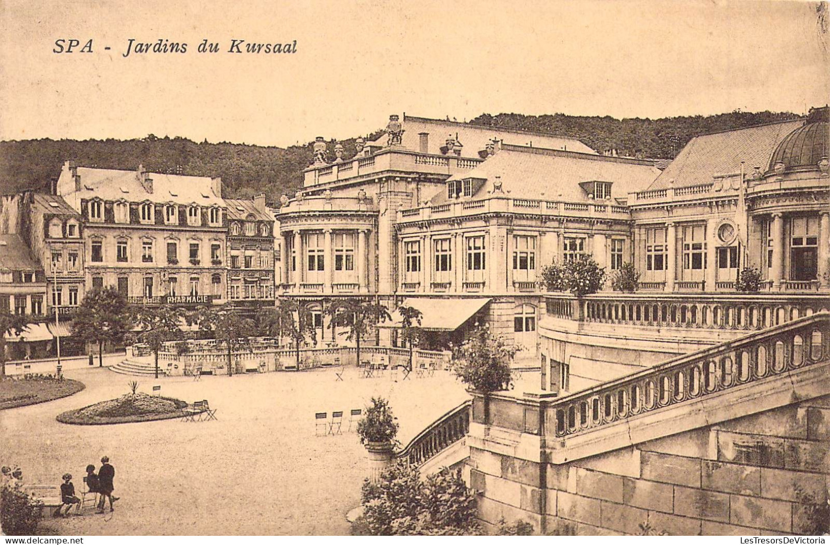 BELGIQUE - SPA - Jardin Du Kursaal - Edit Chapelier - Carte Postale Ancienne - Spa