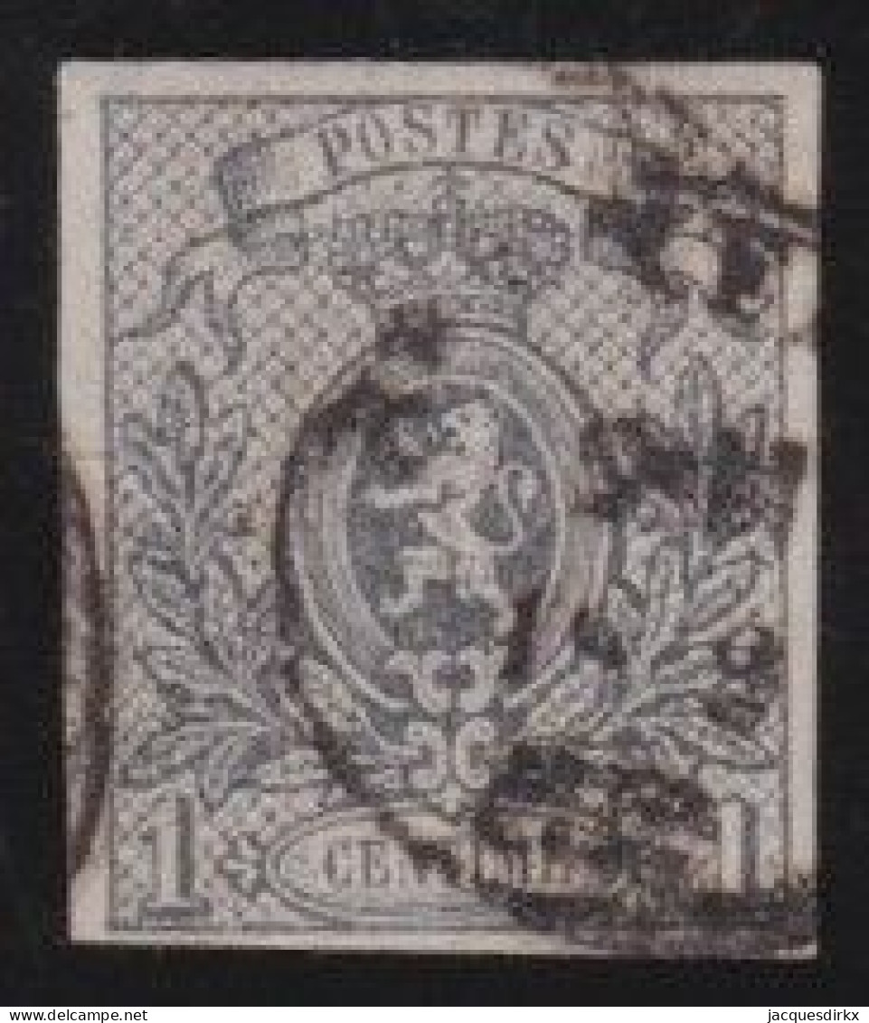 Belgie  .   OBP    .    22  (2 Scans)   .    O     .    Gestempeld     .   /   .    Oblitéré - 1866-1867 Coat Of Arms
