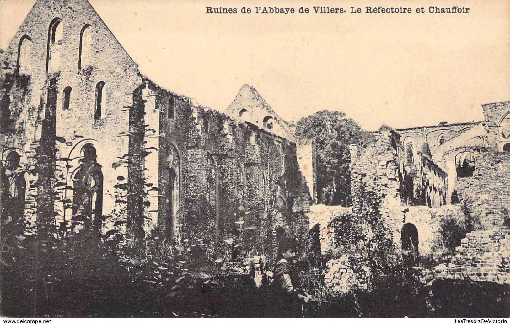 BELGIQUE - VILLERS LA VILLE - Ruines De L'Abbaye De Villers - Le Réfectoire Et Chauffoir - Carte Postale Ancienne - Villers-la-Ville