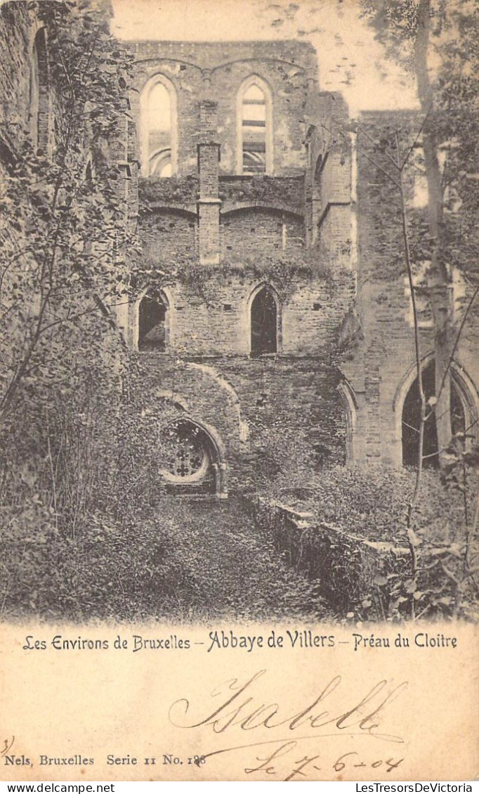 BELGIQUE - VILLERS LA VILLE -  L'Abbaye De Villers - Préau Du Cloître - Edit Nels - Carte Postale Ancienne - Villers-la-Ville