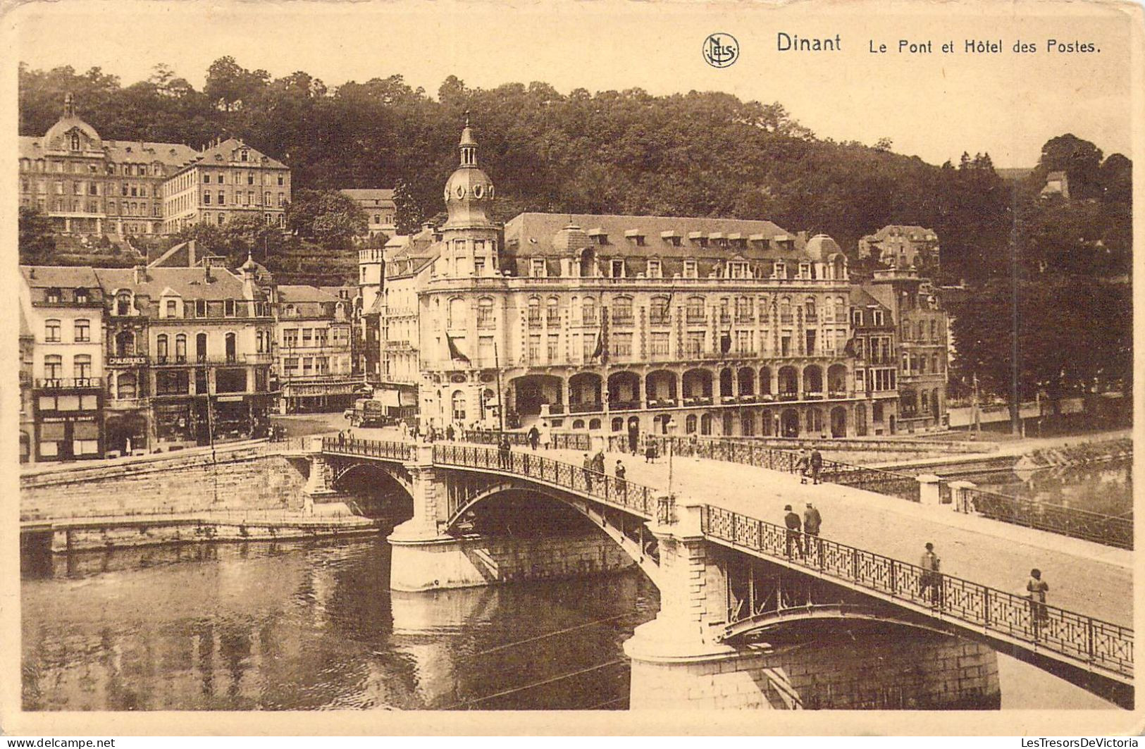 BELGIQUE - DINANT - Le Pont Et Hôtel Des Postes - Carte Postale Ancienne - Dinant