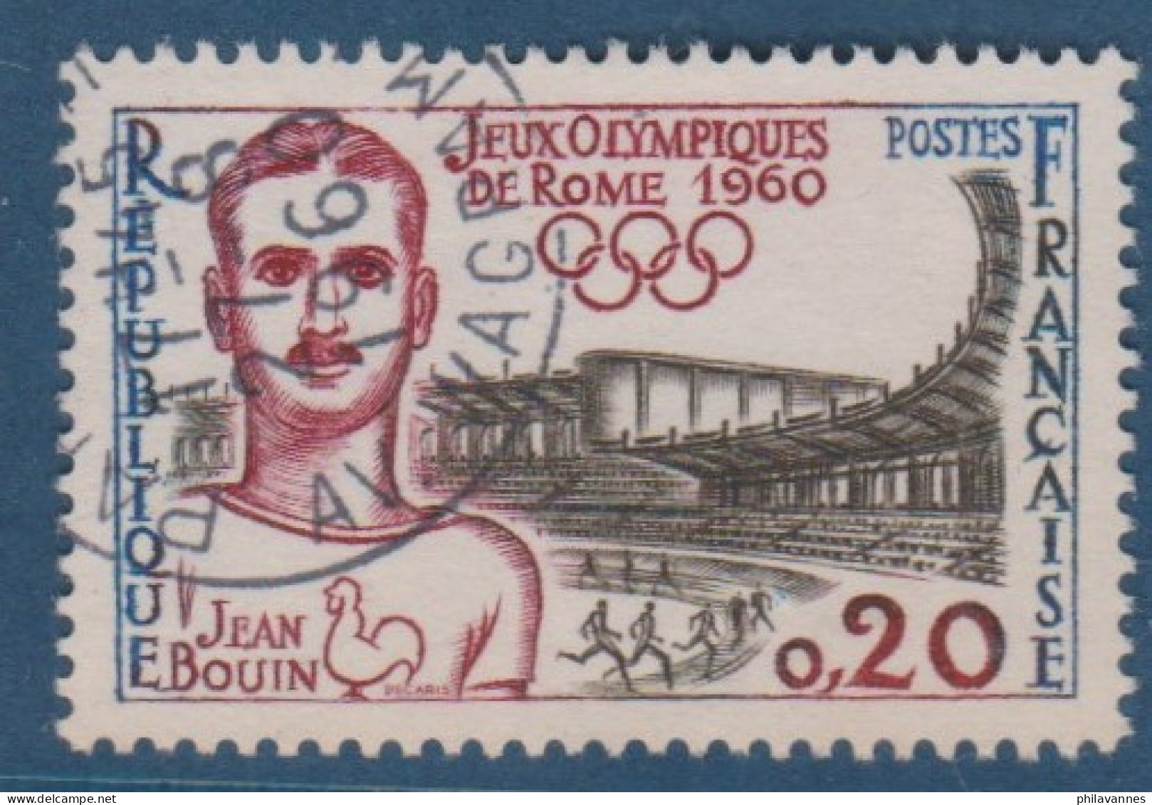 Jean Bouin N° 1265,  Petite Variété, Chiffres Noiratres ( V2307B/12.6) - Usati