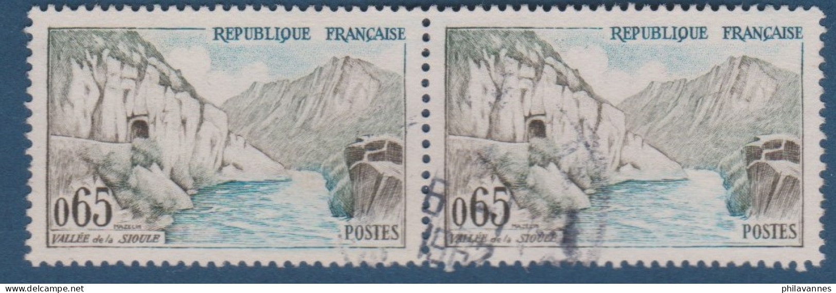 Vallée De La Sioule N° 1239,x2  Petite Variété, Aspect Dépouillé( V2307B/13.4) - Gebraucht