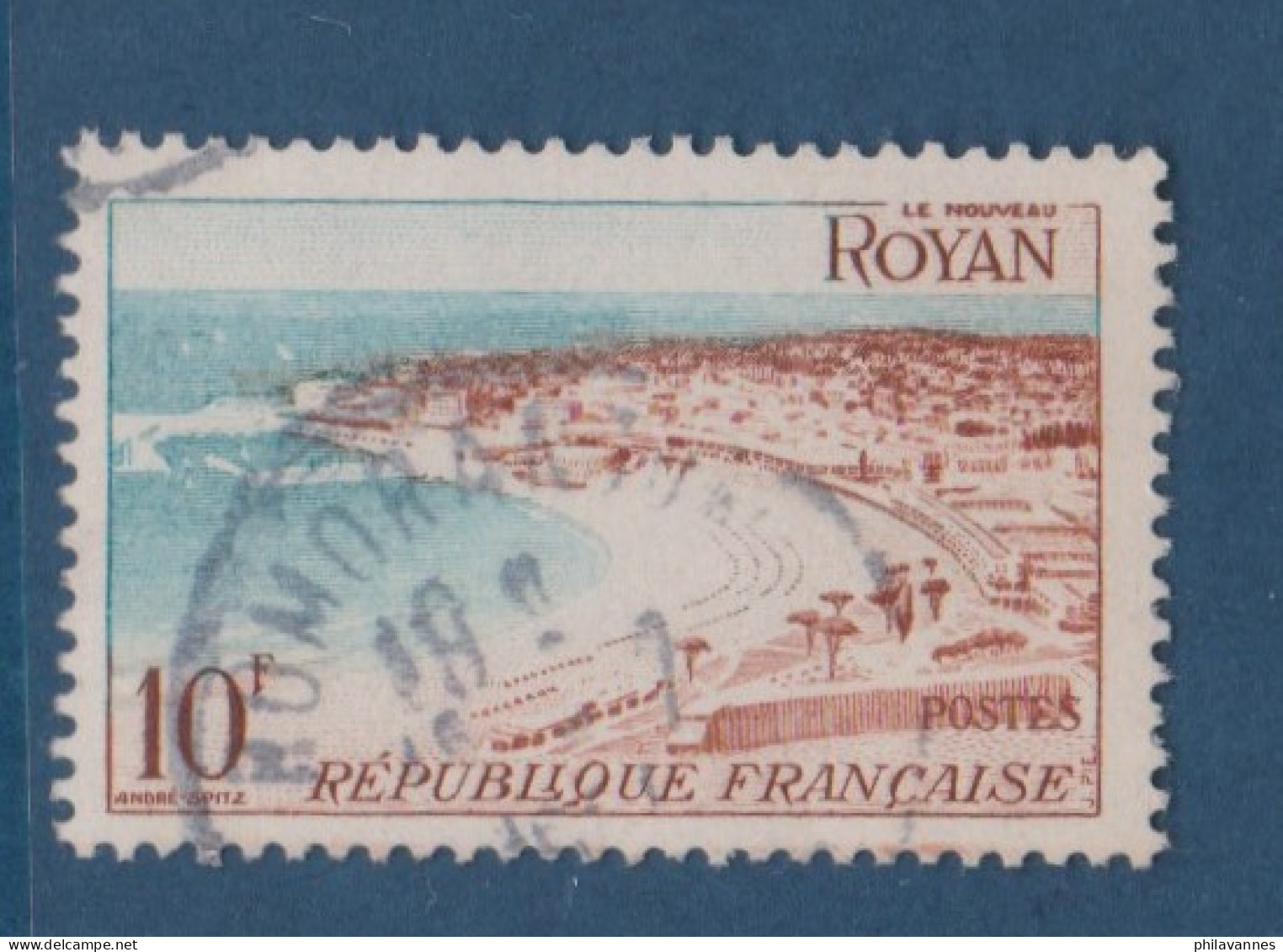 Royan N° 978  Petite Variété, Sigantue PIE( V2307B/14.5) - Used Stamps