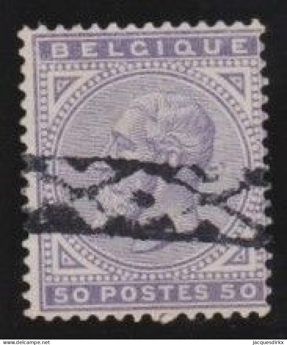 Belgie  .   OBP    .    41    .    O     .    Gestempeld     .   /   .    Oblitéré - 1883 Léopold II