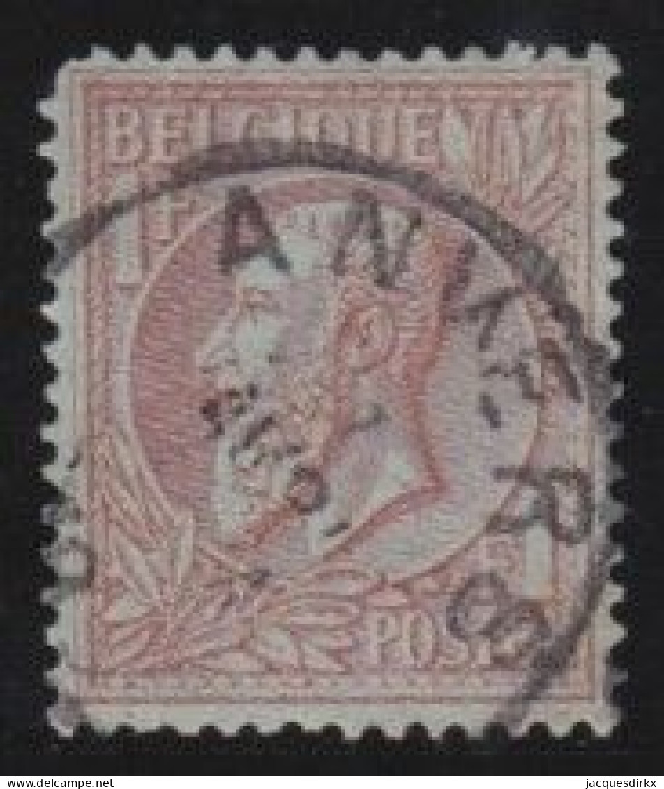 Belgie  .   OBP    .    51    .    O     .    Gestempeld     .   /   .    Oblitéré - 1884-1891 Leopold II.