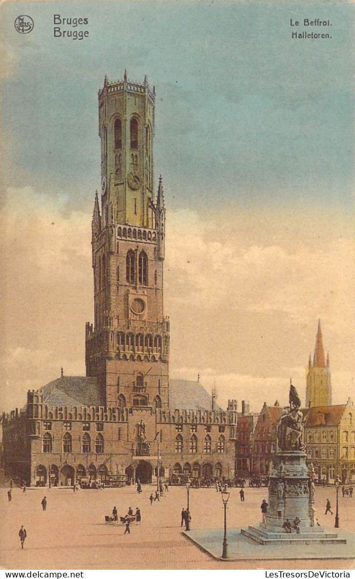 BELGIQUE - BRUGES - Le Beffroi - Carte Postale Ancienne - Brugge