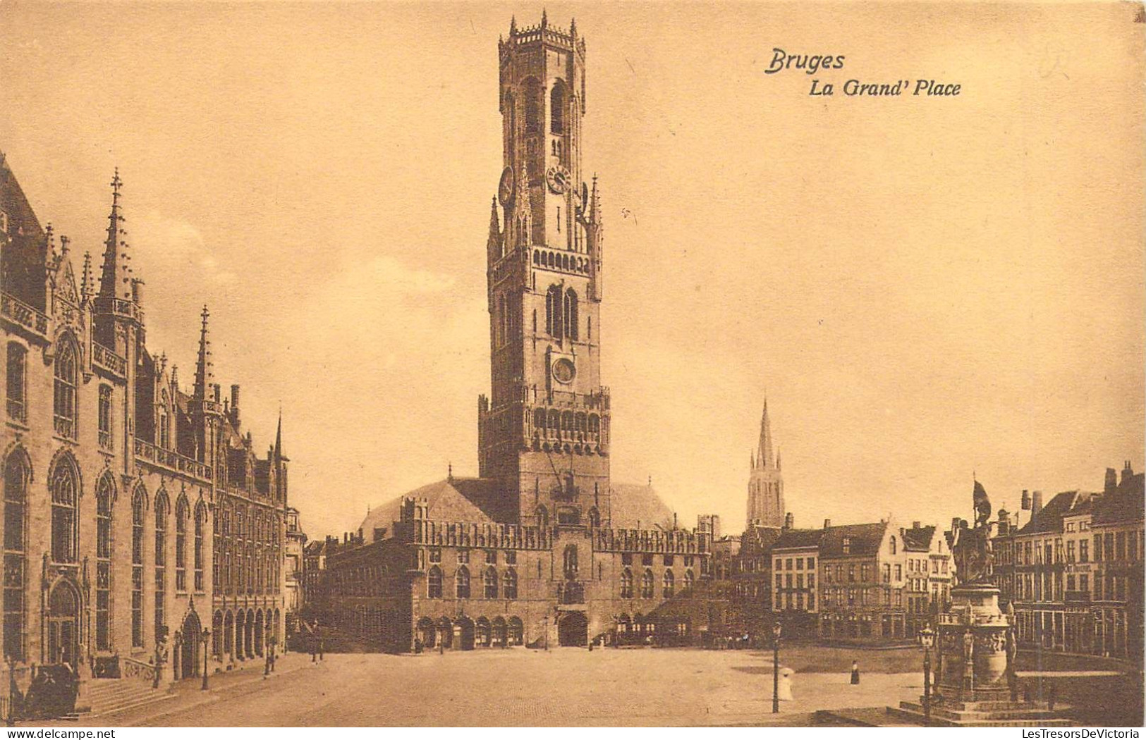 BELGIQUE - BRUGES - La Grand' Place - Carte Postale Ancienne - Brugge