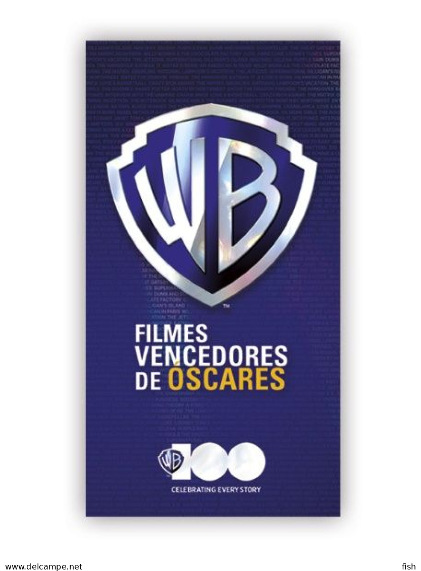 Portugal ** & 100 Anos Warner, Filmes Vencedores De Óscares 1923-2023 (97979) - Markenheftchen