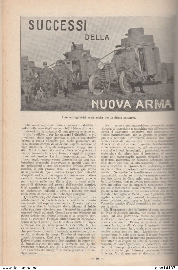 LAN LEGA AEREA NAZIONALE - Rivista Di Aereonavigazione - SETTEMBRE 1915 N. 7/8 - Moteurs