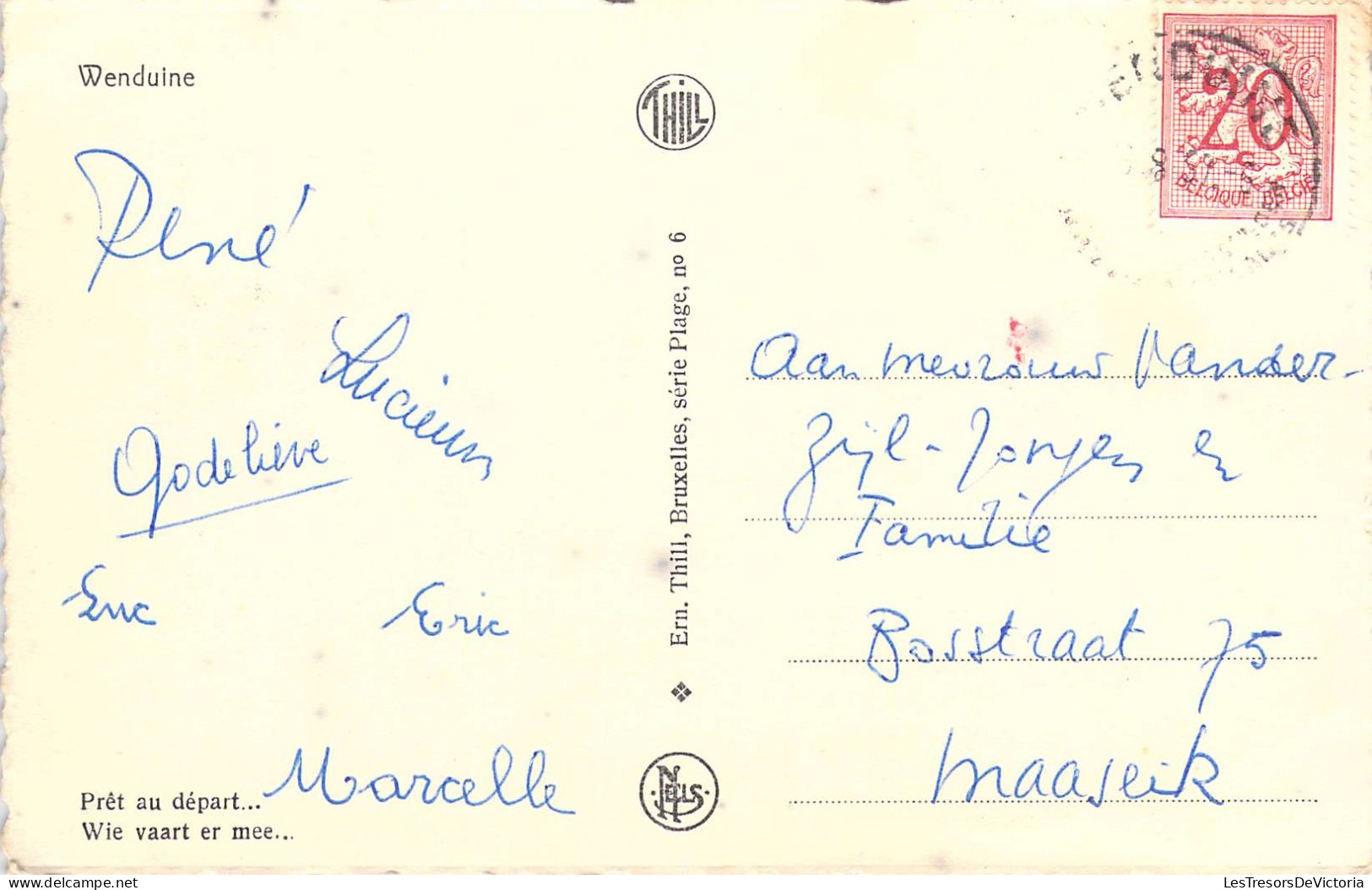 BELGIQUE - WENDUYNE - Prêt Au Départ - Carte Postale Ancienne - Wenduine