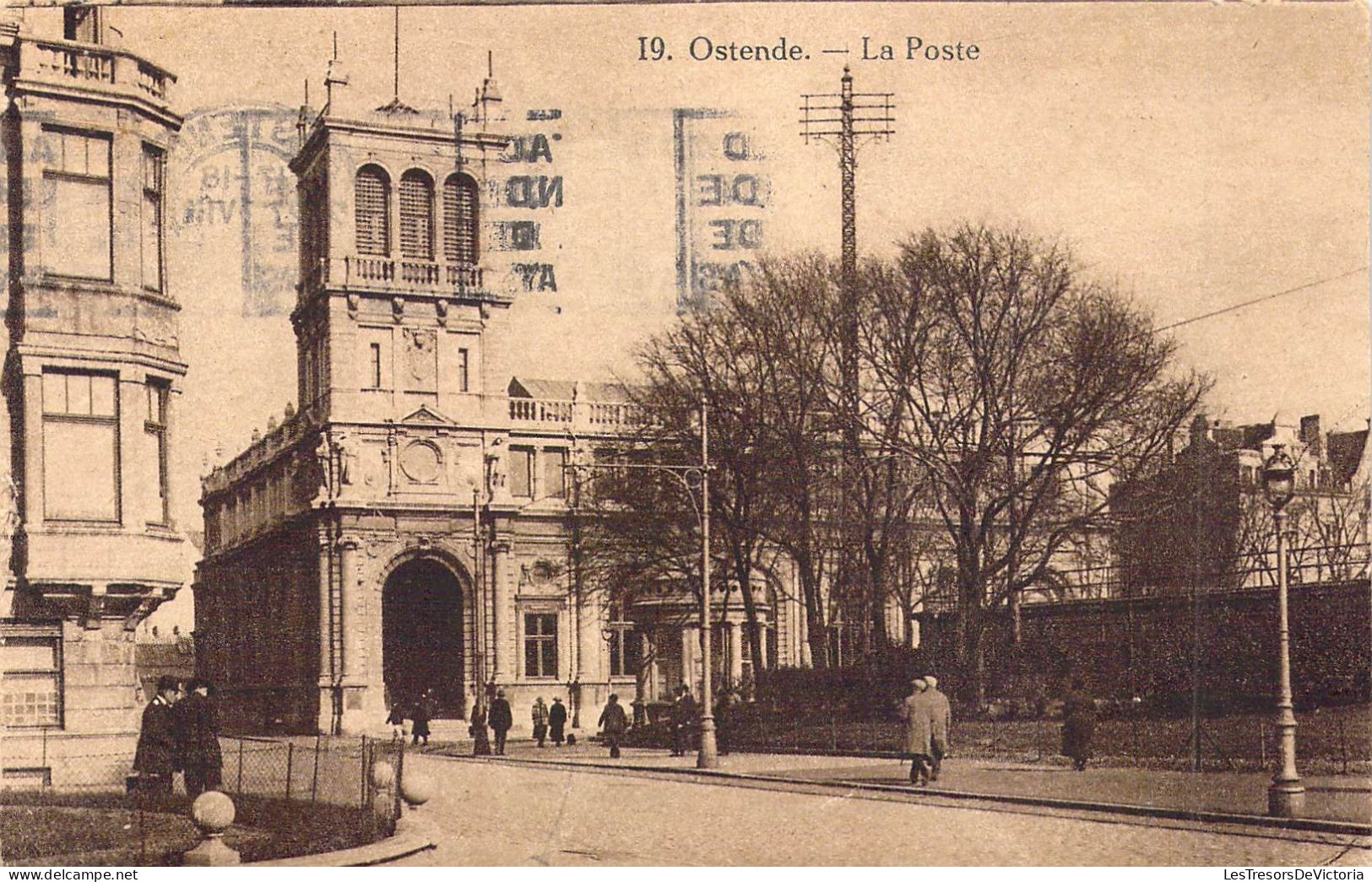 BELGIQUE - OSTENDE - La Poste - Carte Postale Ancienne - Oostende