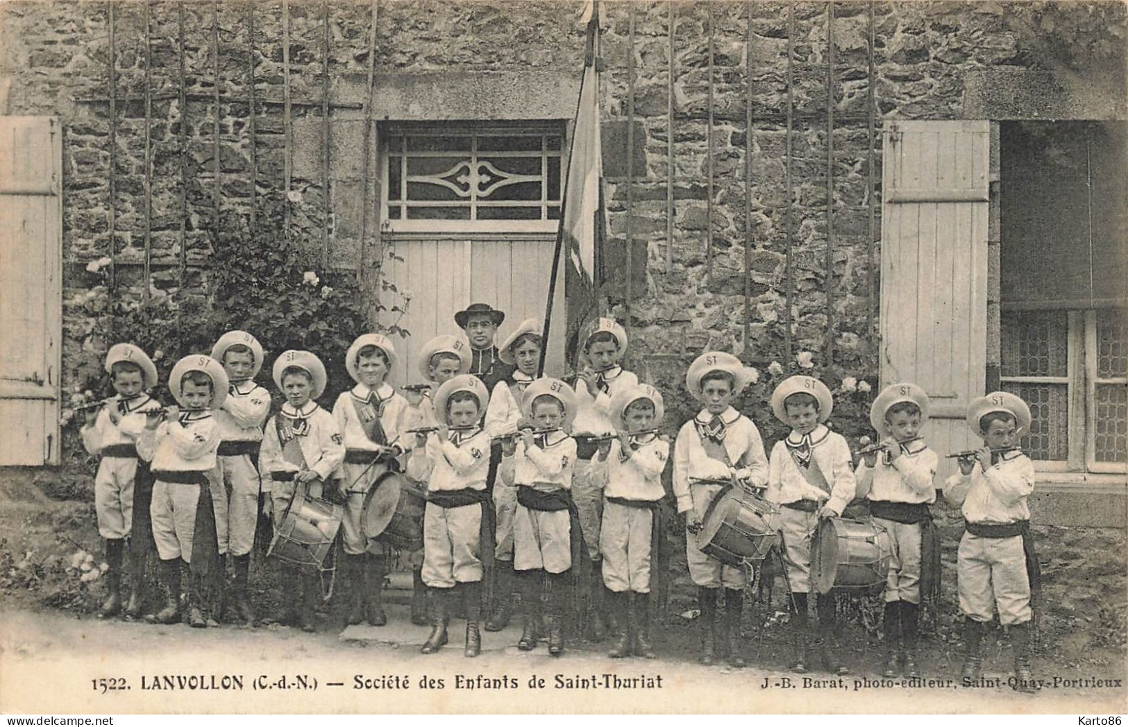 Lanvollon * RARE CPA ! * Société Des Enfants De St Thuriat - Lanvollon