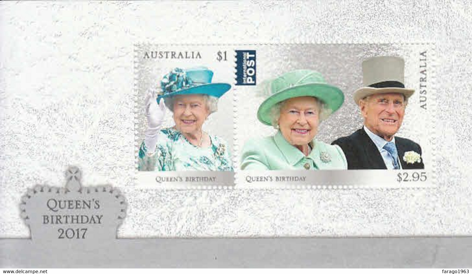 2017 Australia QEII Birthday Souvenir Sheet  MNH @ BELOW FACE VALUE - Mint Stamps