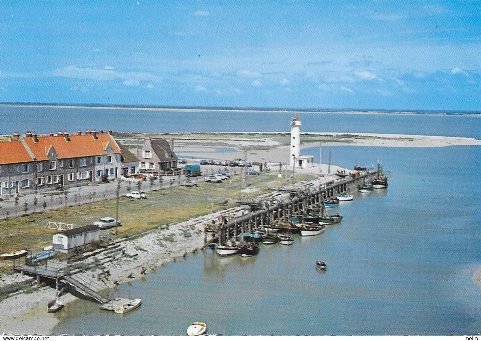 CPSM - (80) -  LE HOURDEL - Vue Générale Et Débarquement Du Poisson. - Le Hourdel