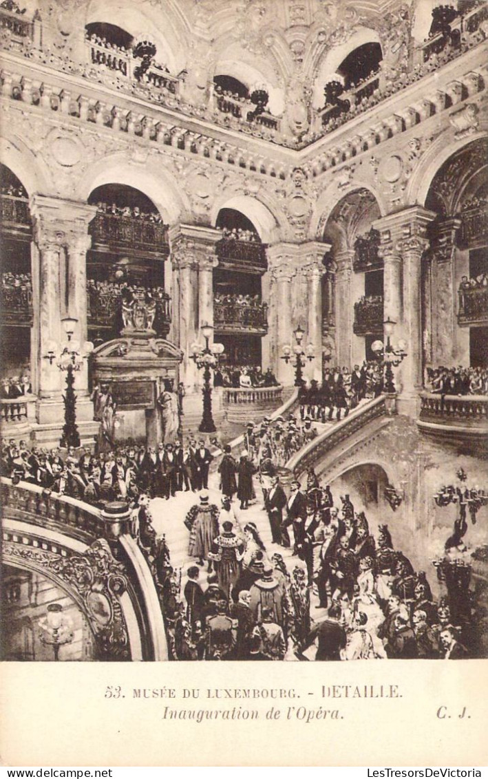 MUSEES - Musée Du Luxembourg - Detaille - Inauguration De L'Opéra - Carte Postale Ancienne - Musées