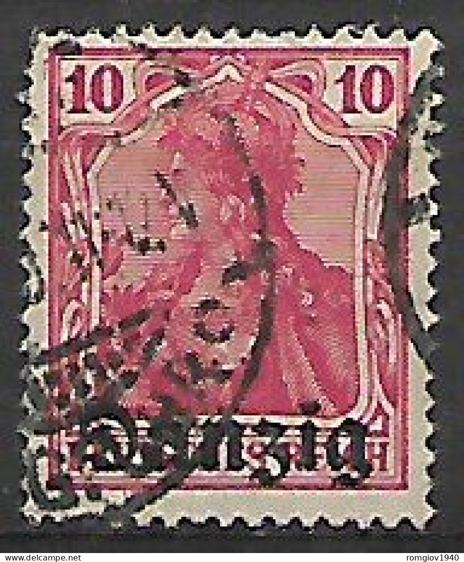 MEMEL OCCUPAZIONE TEDESCA 1920  AMMINISTRAZIONE FRANCESE UNIF 2  USATO VF - Autres & Non Classés