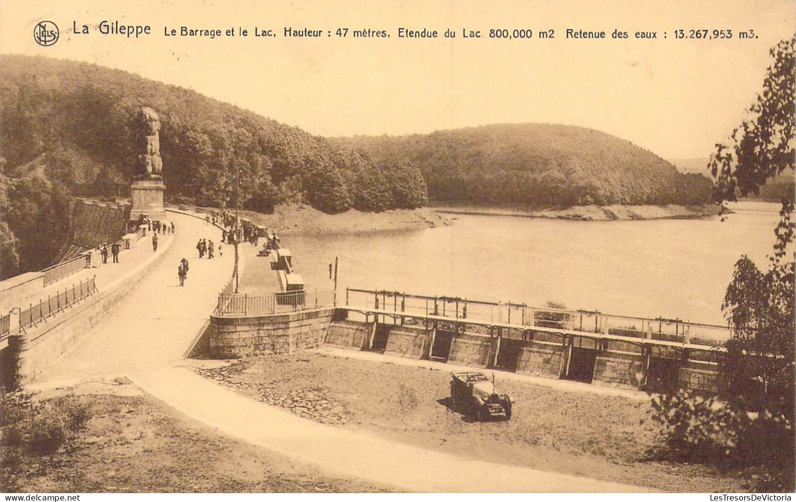 BELGIQUE - La Gileppe - Le Barrage Et Le Lac - Carte Postale Ancienne - Andere & Zonder Classificatie