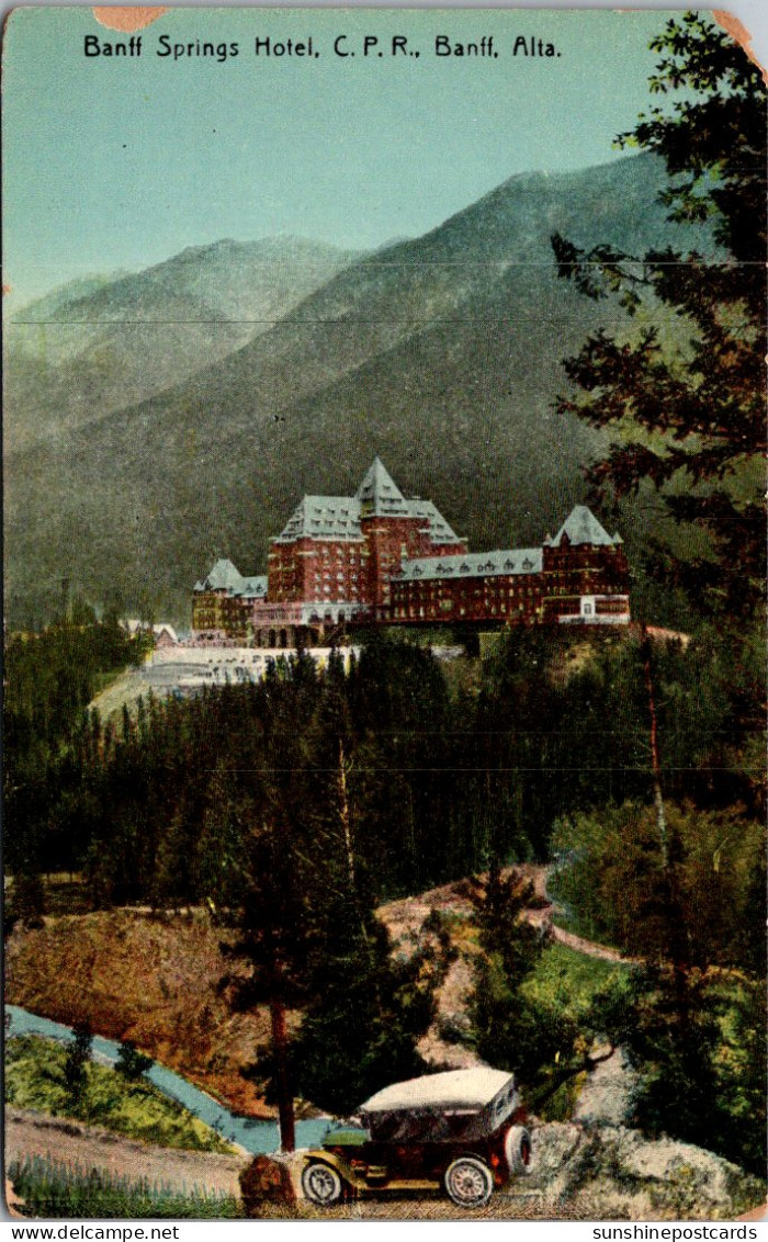 Canada Banff CPR Banff Springs Hotel 1908 - Banff
