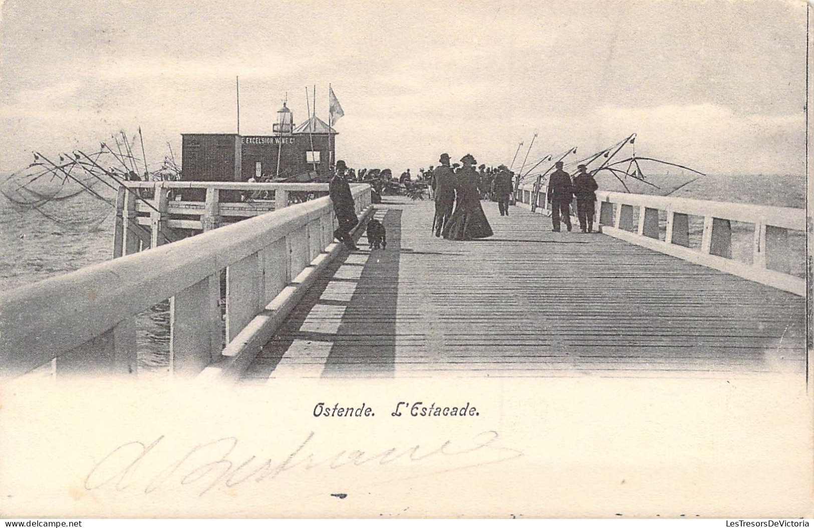 BELGIQUE - Ostende - L'Estacade - Carte Postale Ancienne - Oostende